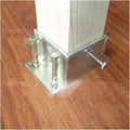 Metal Fence Post Bracket - Outdoor Support for Wood Columns and Mailbox Posts(115x115mm)