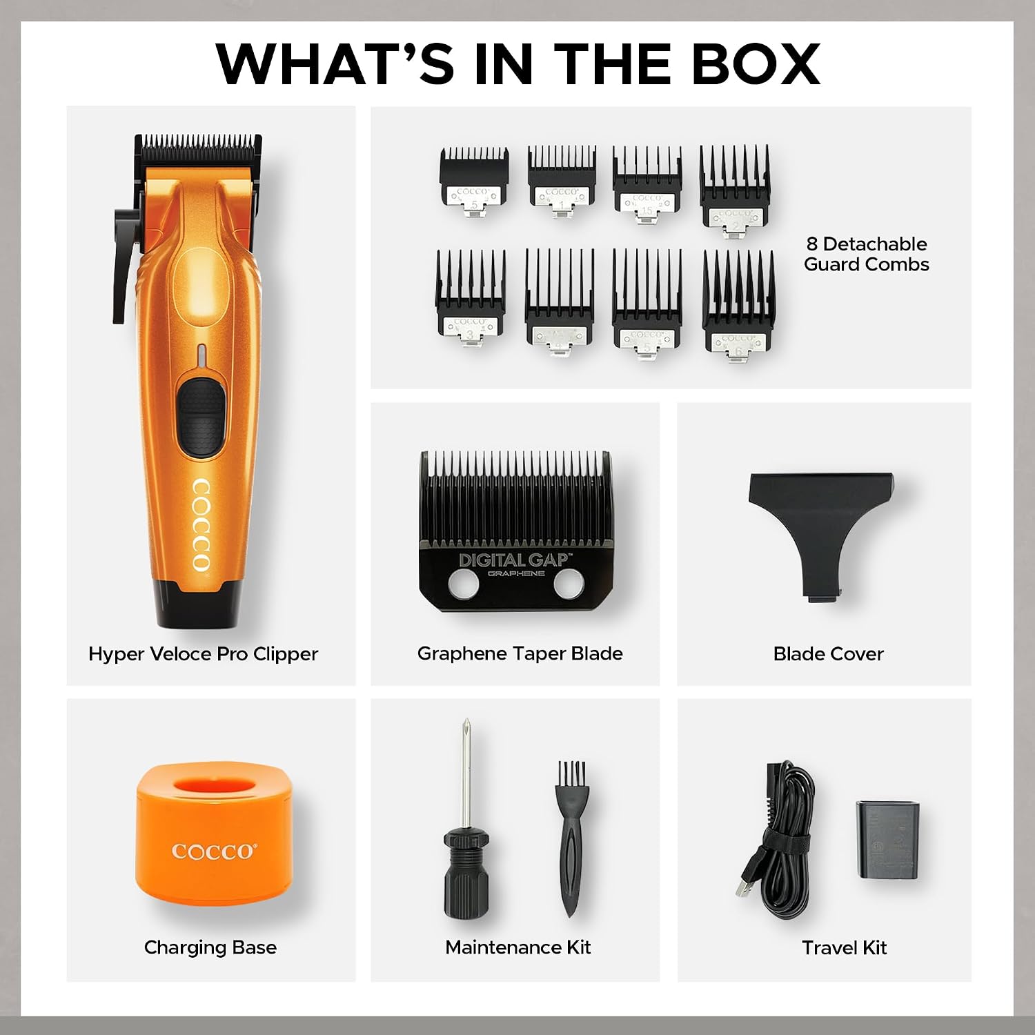 Cocco Professional Hyper Veloce Pro Clipper, Digital Gap Ambassador