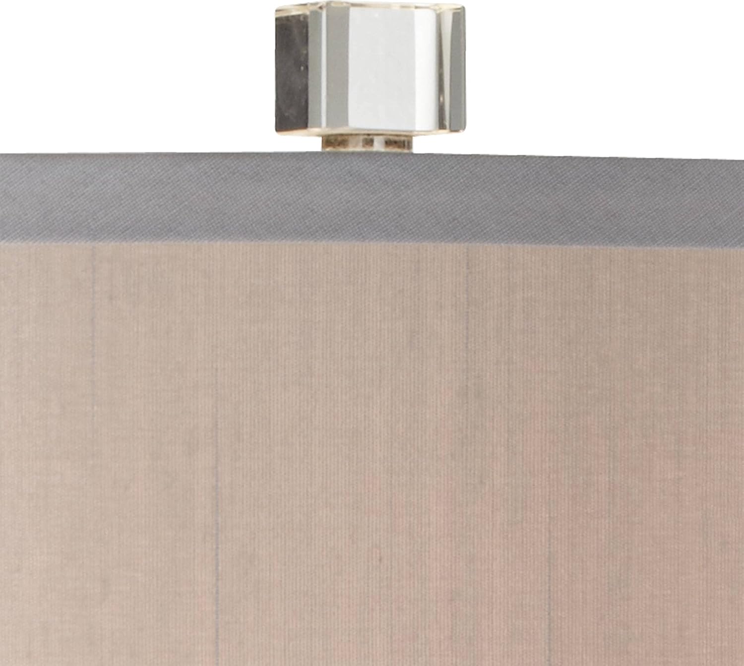 Vienna Full Spectrum Aline 26 1/2' Tall Traditional Table Lamp Clear Crystal Single Gray Shade Living Room Bedroom Bedside Nightstand House Office Home Reading Kitchen Entryway Console Family