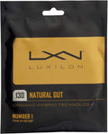 Luxilon Natural Gut Tennis Racquet String Sets - 16 and 17 Gauge - in Multi-Packs - Best for Comfort and Control (2-4-6-8-Packs)