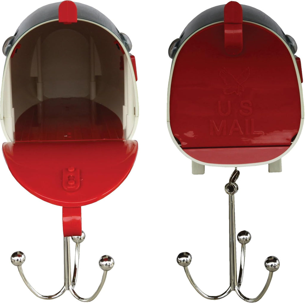 Rivers Edge Products Green Shad Fishing Lure Mailbox for Outside of Residential Home, Rural Mailbox Constructed of Metal with a Plastic Overmold, UV Resistant, Includes Mounting Hardware