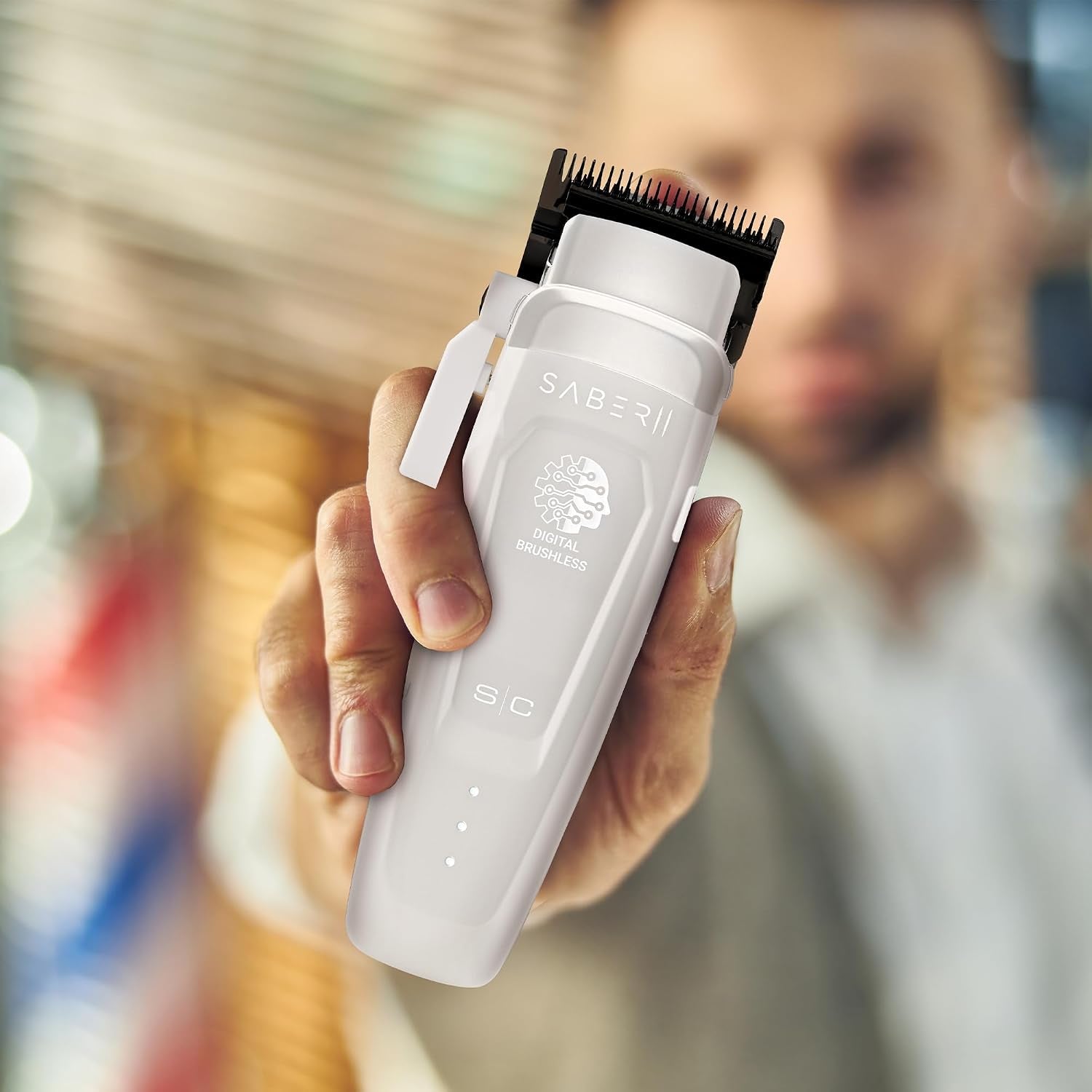 StyleCraft Saber and Saber II Professional Full Metal Body High-Torque Digital Brushless Motor Cordless Hair Clipper