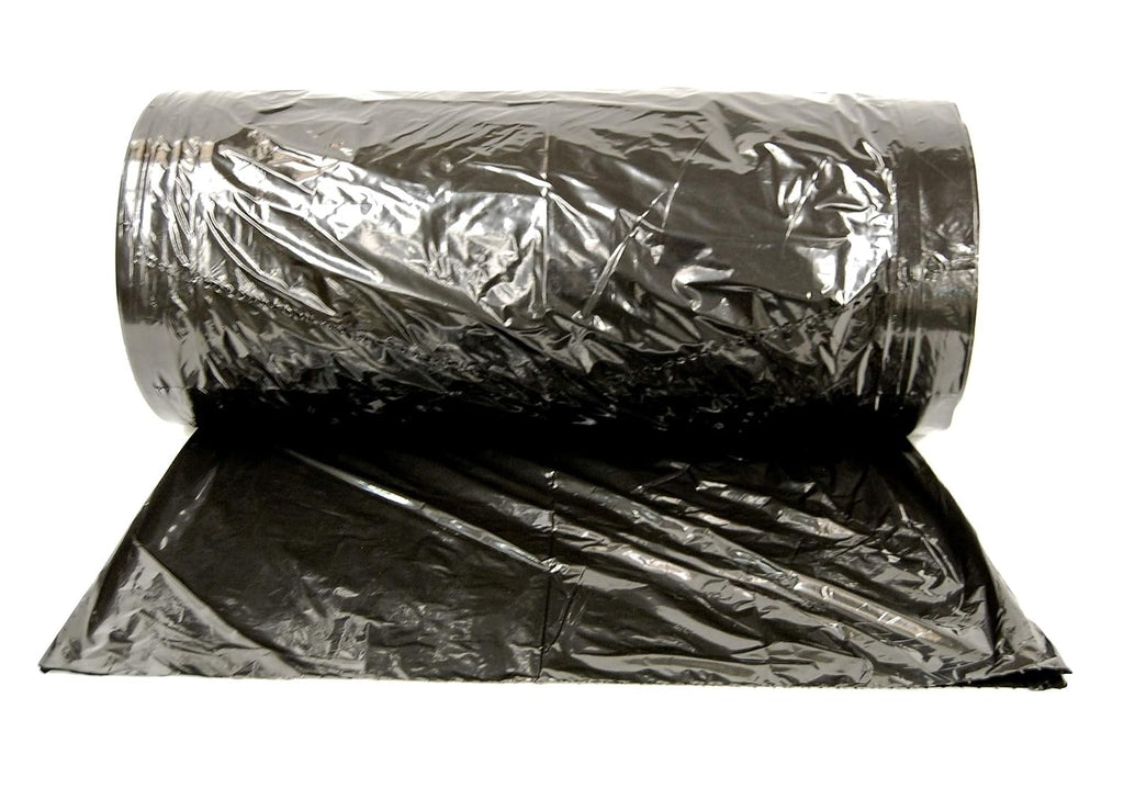 NAHANCO B354, Plastic Poly Garment Bags, 1 Mil., 54'H x 21' W x 3' D, Black (Roll of 333)