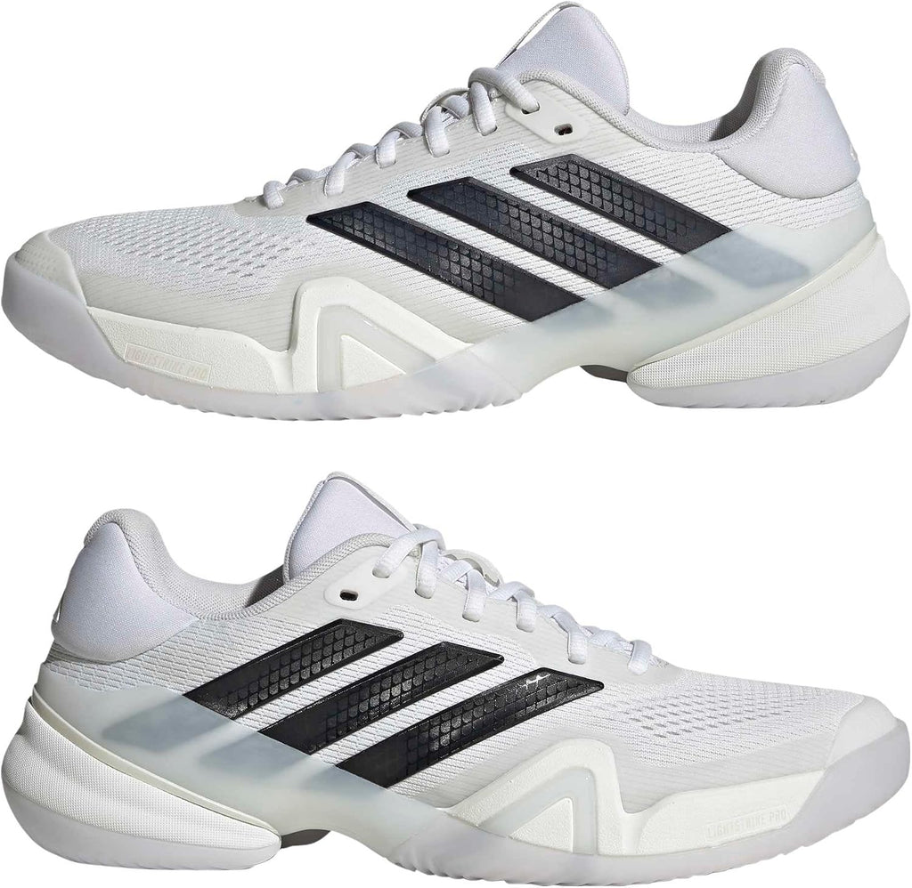 adidas Mens Barricade 14 Tennis Sneakers Shoes - Black, Orange