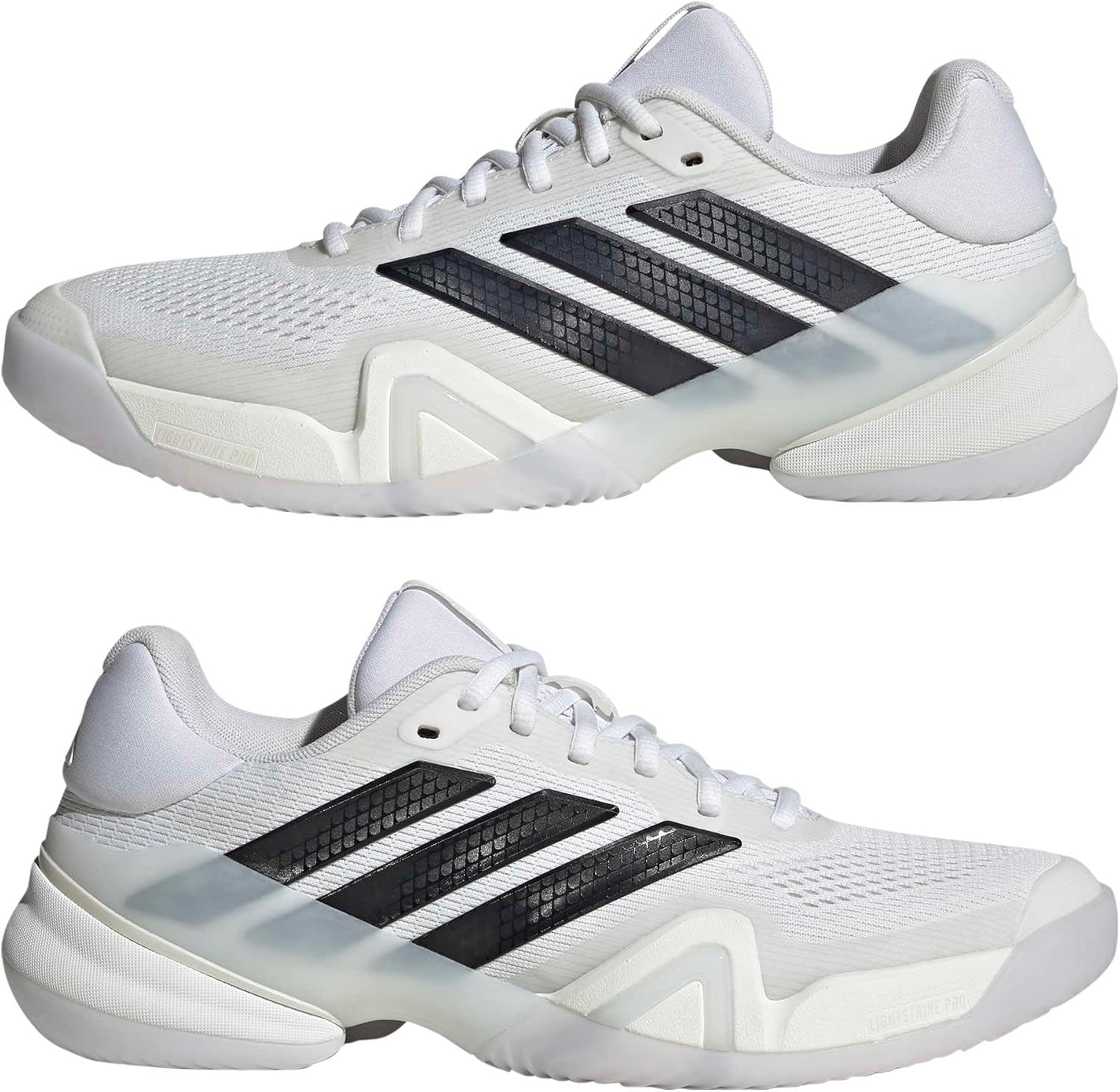 adidas Mens Barricade 14 Tennis Sneakers Shoes - Black, Orange