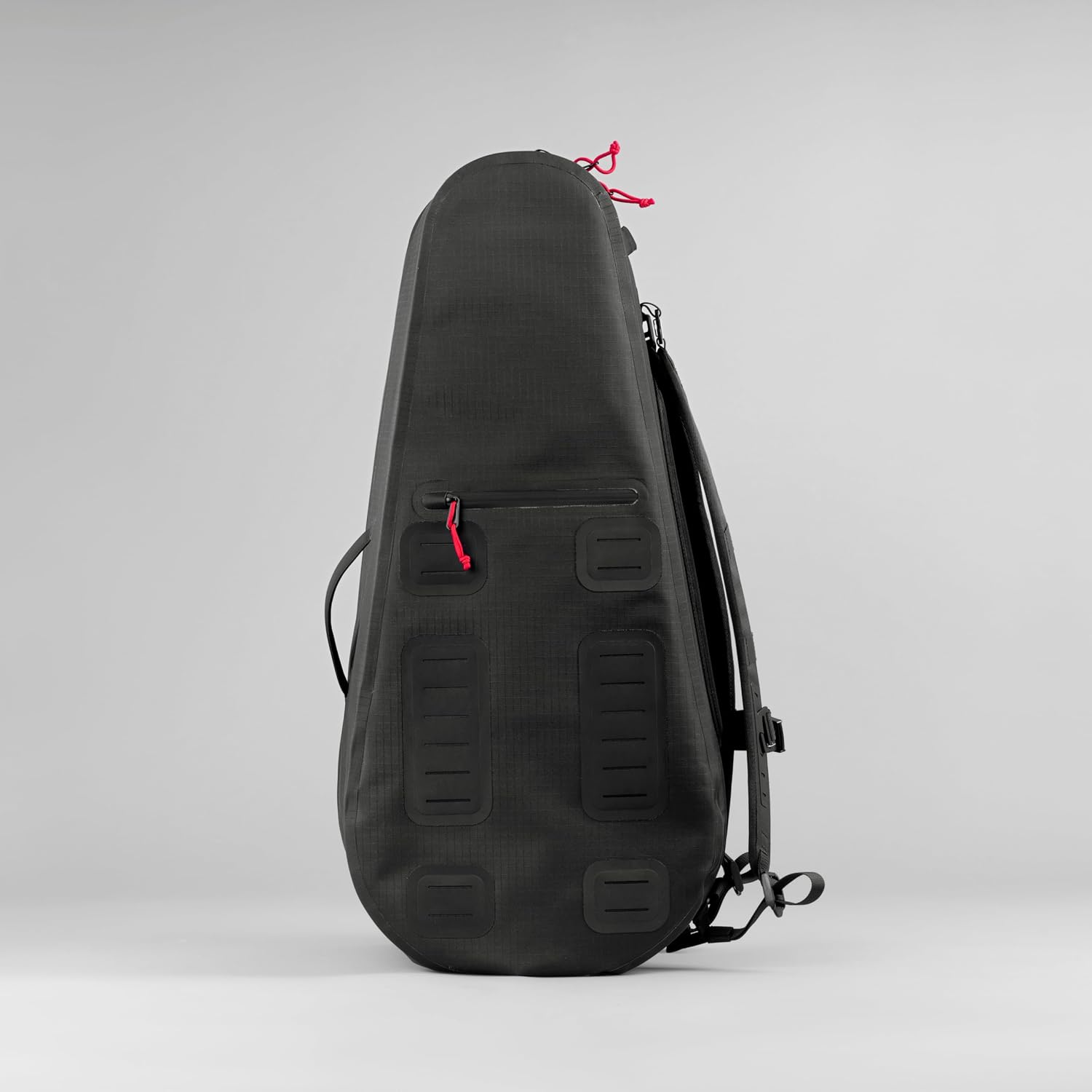 Cancha Racquet Bag Pro, Weatherproof 6-Racquet Tennis Bag for Travel, Black | Ventilated shoe pocket, padded straps and multi-compartment storage for shoes, clothes and gear. Recycled ripstop nylon.