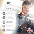 Deck the Door Decor | Door Push Plate - 3M Adhesive Mount - Multiple Sizes & Finishes (Shiny Brass, 3 x 12) (Pack of 4)