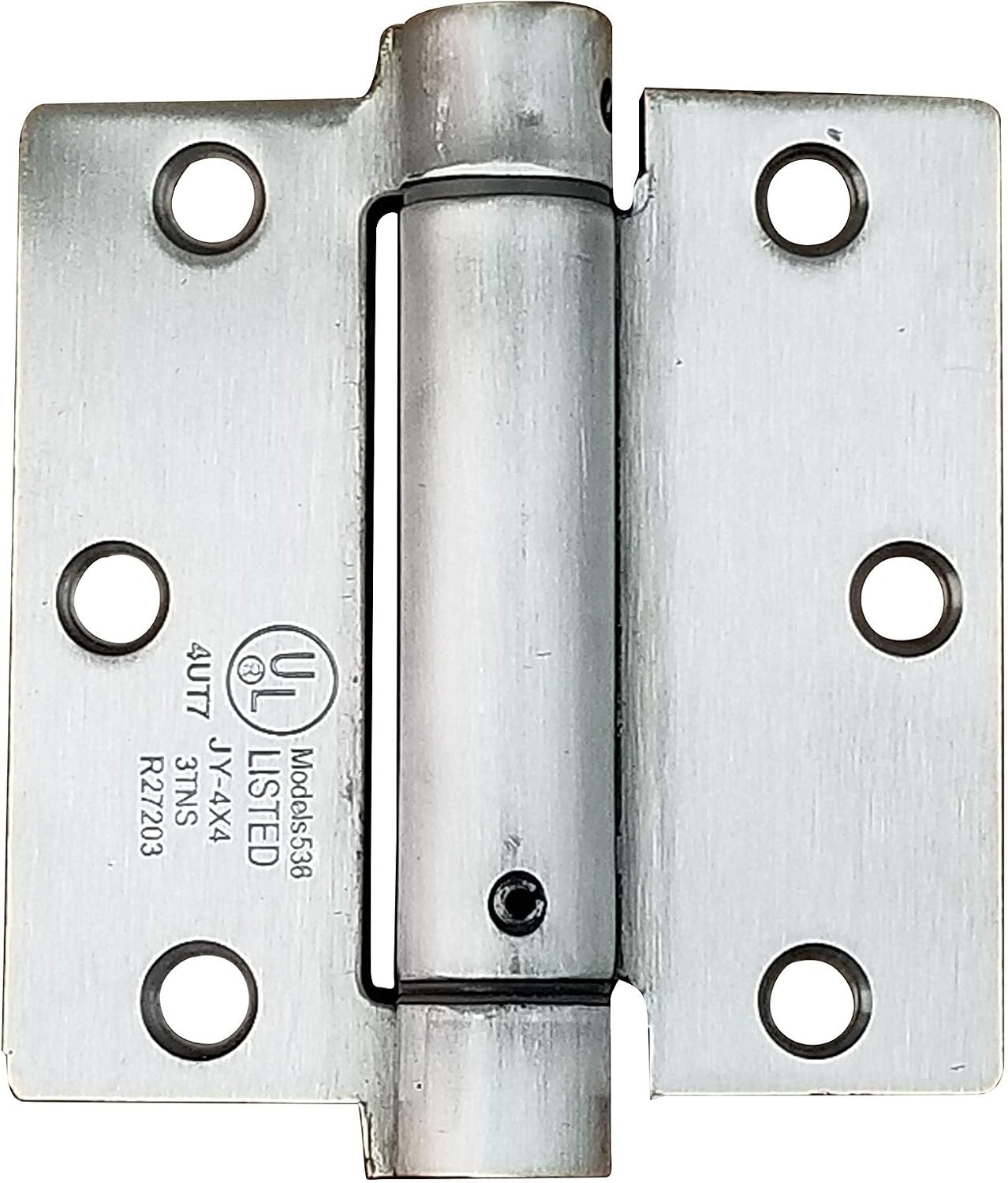 Hinge Outlet 3.5 Inch Square Stainless Steel Spring Hinges, Highly Rust Resistant, 6 Pack