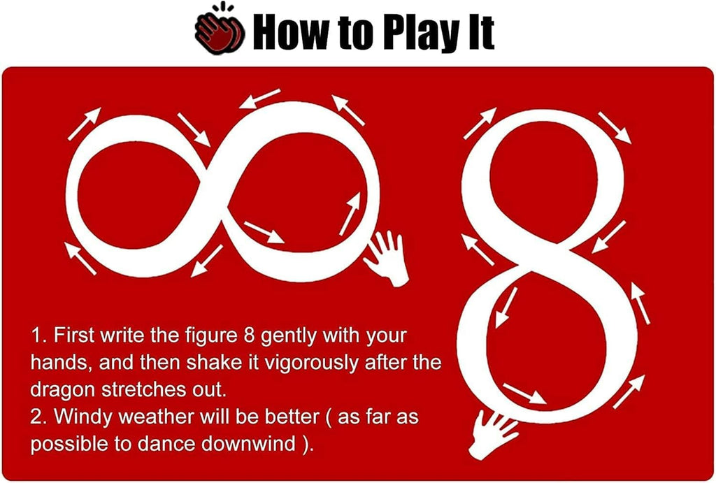 Chinese Dragon Dance 3D Dragon Dance Ribbon Slope Dragon Throw Streamer Silk-Like Flowy Chinese Dragon Ribbon Streamer + Travel Bag Interesting