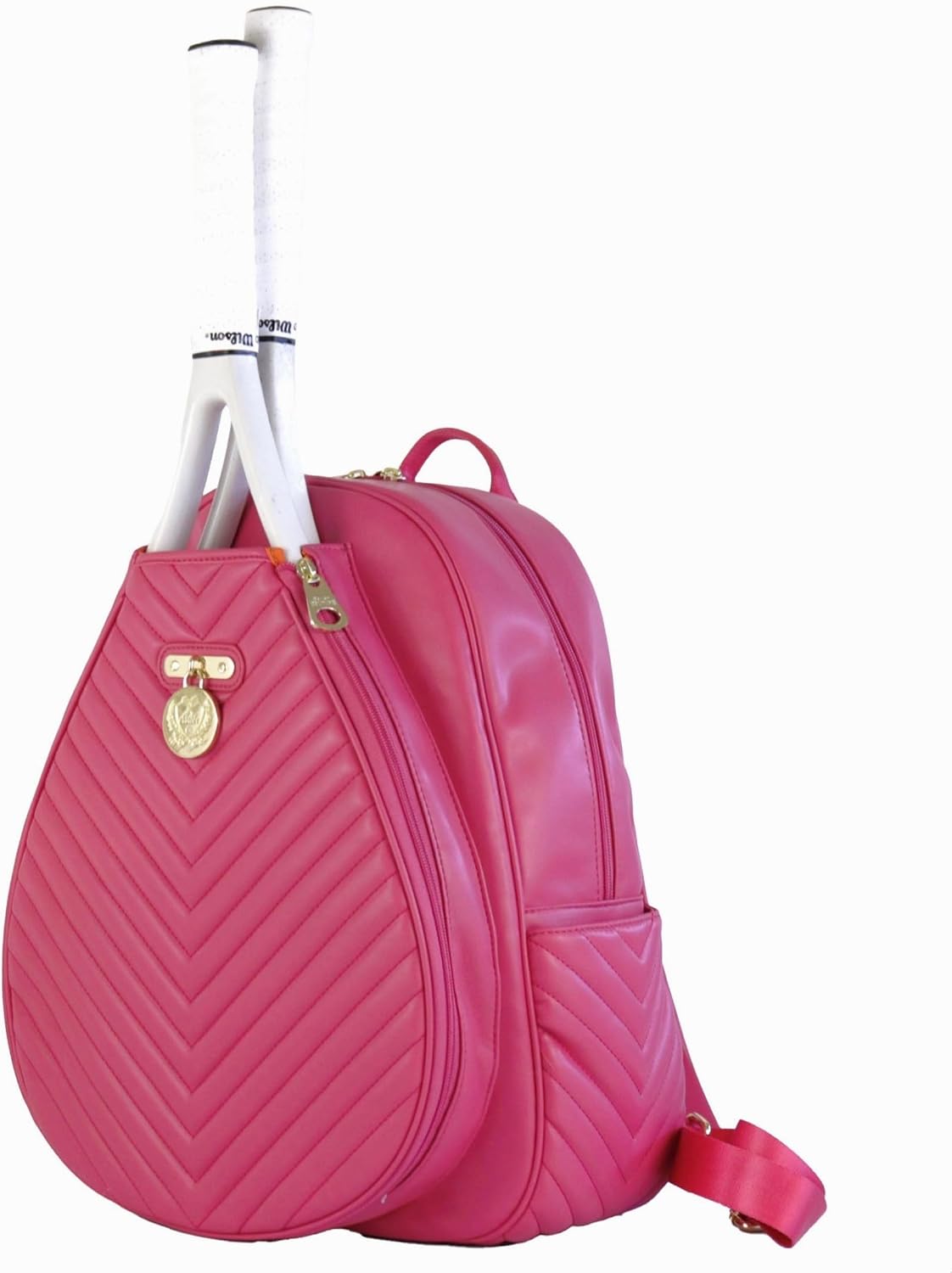 Court Couture Monaco Chevron Peony Tennis/Pickleball Backpack
