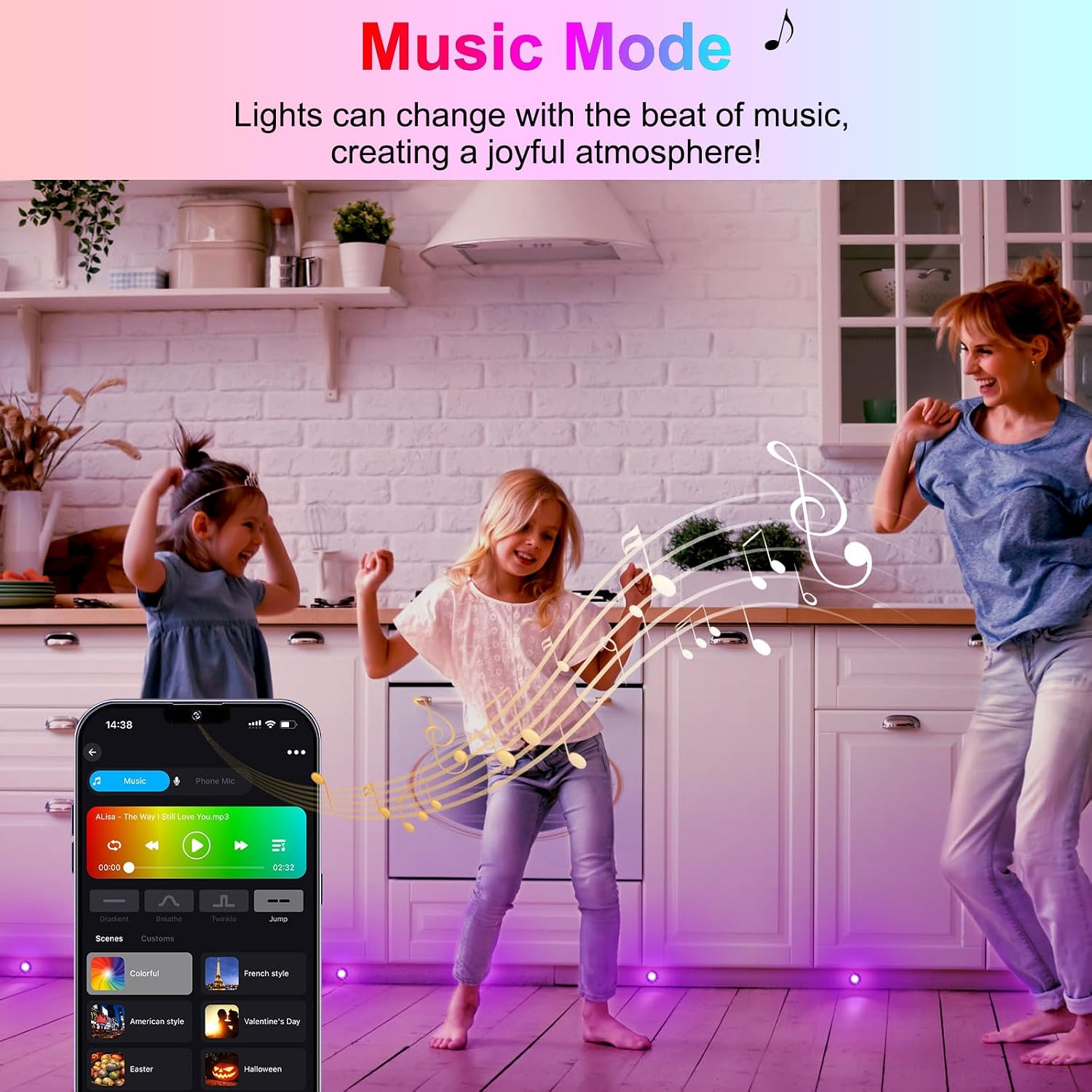 Smart WiFi LED Deck Lights 30 Pack, APP Control RGB Outdoor Lighting for Patio Deck Steps Landscape, Φ1.22' Low Voltage 12V Recessed Deck Lights Waterproof IP67,Compatible with Alexa/Google Home