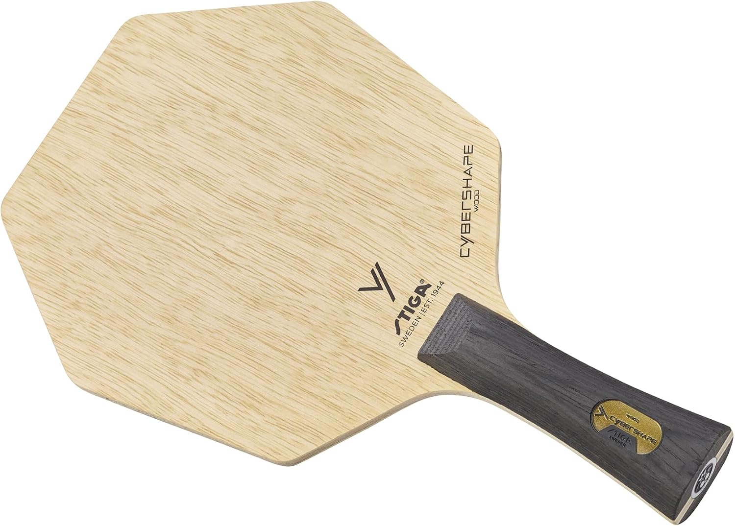 STIGA Cybershape Wood Table Tennis Blade I Superior Control & Enhanced Grip for Offensive Play