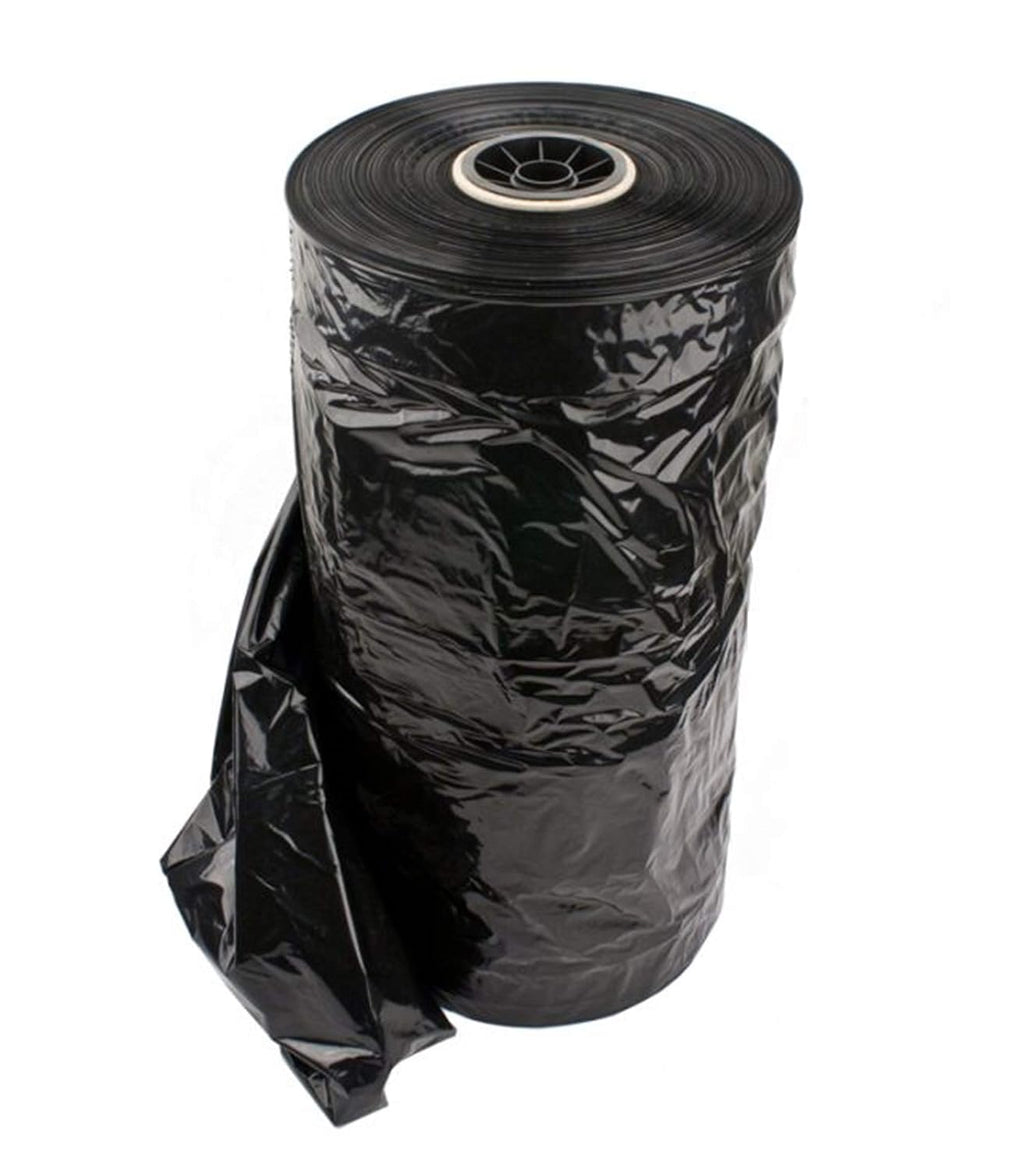 NAHANCO B354, Plastic Poly Garment Bags, 1 Mil., 54'H x 21' W x 3' D, Black (Roll of 333)