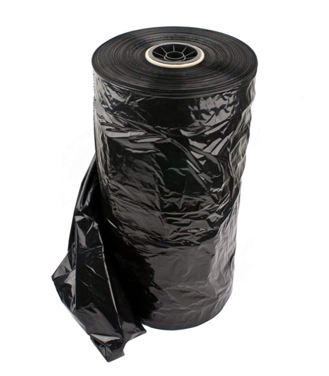 NAHANCO B354, Plastic Poly Garment Bags, 1 Mil., 54'H x 21' W x 3' D, Black (Roll of 333)