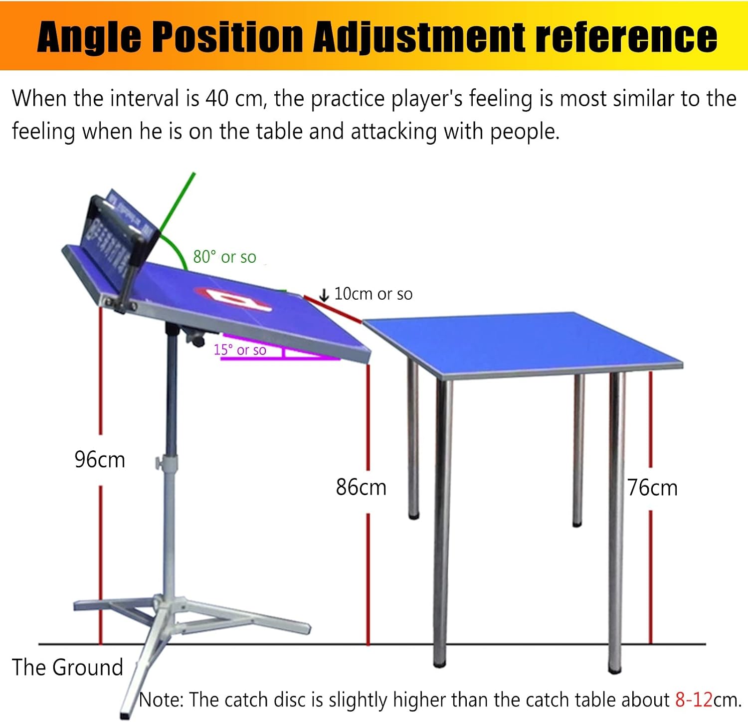ZJMAMA Professional Table Tennis Sparring Training Machine Kit, with Rebound Board & Ping-Pong Table, Folding Ping Pong Self Practice Equipment for Gym Studio Community