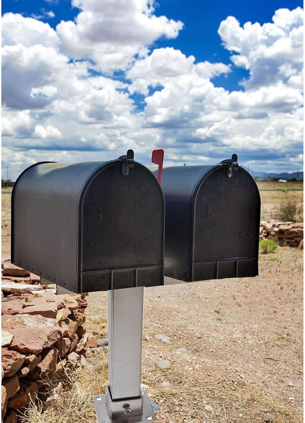Metal Fence Post Bracket - Outdoor Support for Wood Columns and Mailbox Posts(90x90mm)