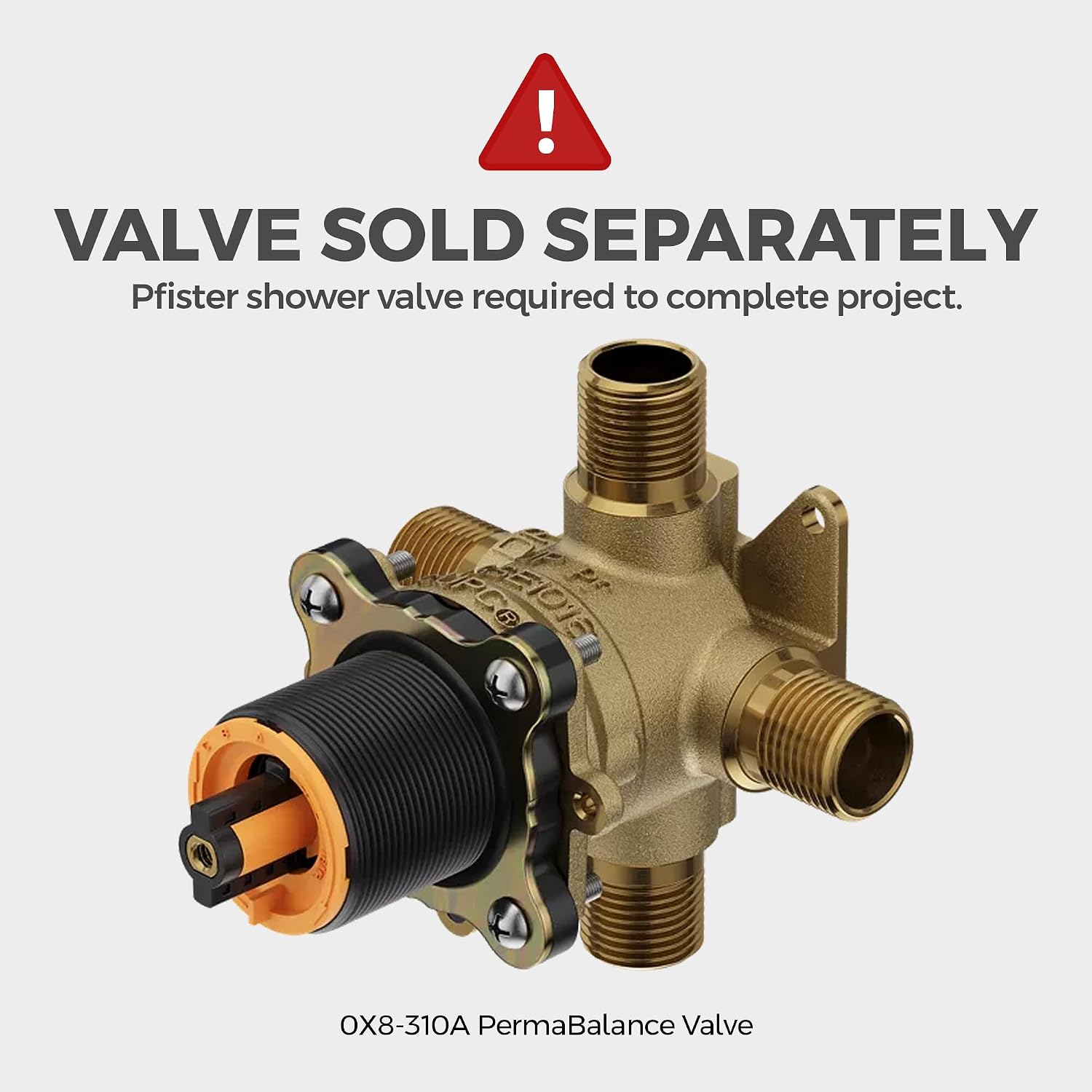 Pfister Weller Tub & Shower Valve Only Trim, Valve Not Included, 1-Handle, Tuscan Bronze Finish, R891WRY (Pack of 3)