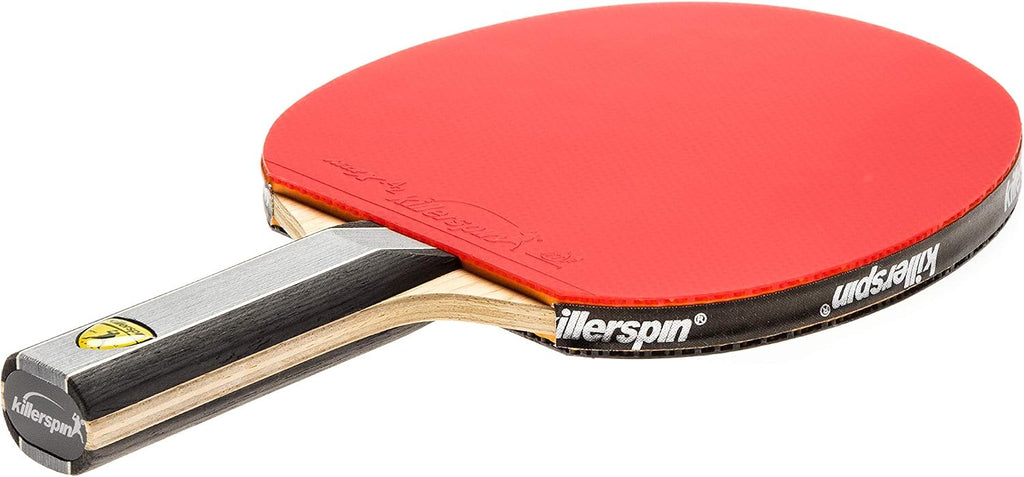 Killerspin KIDO 7P RTG Ping Pong Paddle, Advanced Table Tennis Players, Memory Book Paddle Case, Red/Black
