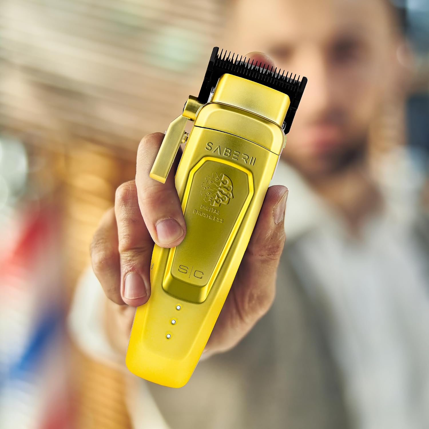StyleCraft Saber and Saber II Professional Full Metal Body High-Torque Digital Brushless Motor Cordless Hair Clipper