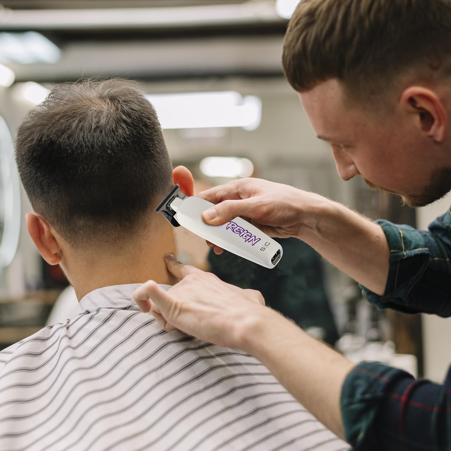 Stylecraft Reign Professional Hair Clipper, Hair Trimmer with Brushless Motor, USB-C Rechargeable, Designed by Barbers for Precision Beard and Hair Grooming