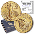 2025 ‎- 1/10 oz American Gold Eagle Coin Brilliant Uncirculated with Original United States Mint Box and a Certificate of Authenticity $5 Seller BU