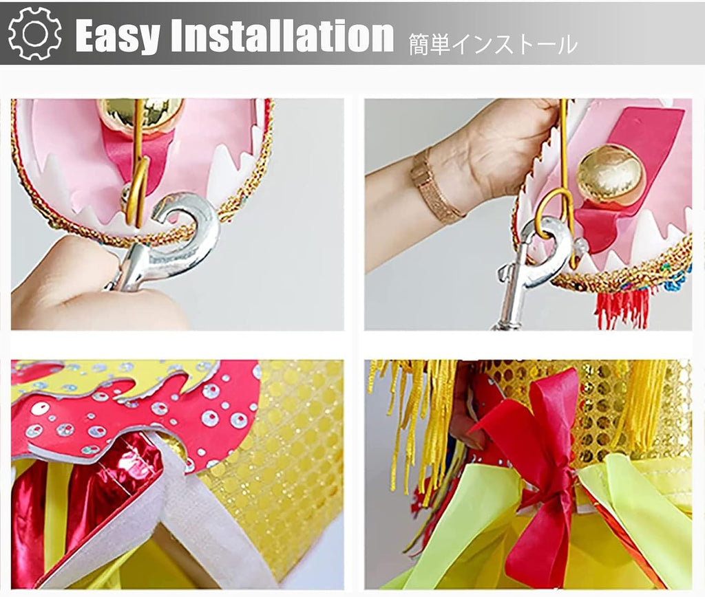 Flowy Ribbon - Blue Phoenix Tail Shape, Spinning Dragon Silk for Fitness Juggling and Games, Streamer with 400g/550g Dragon Head