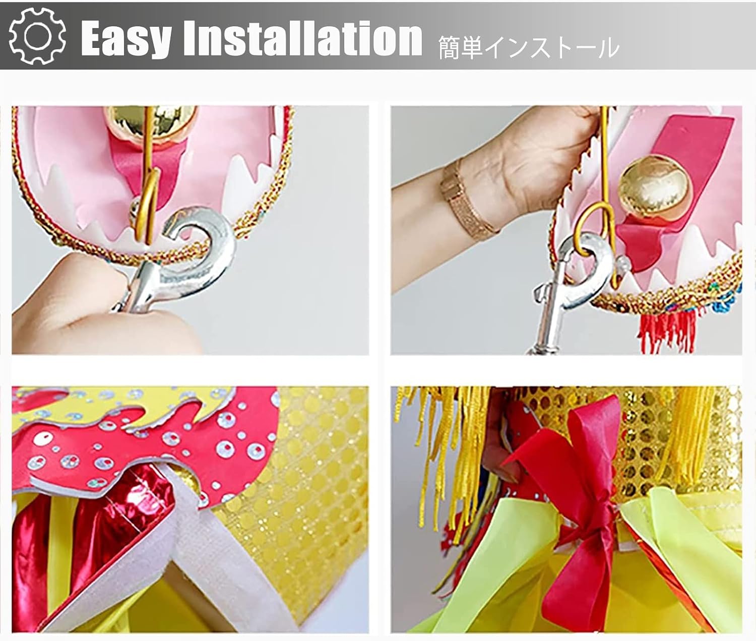 Flowy Ribbon - Blue Phoenix Tail Shape, Spinning Dragon Silk for Fitness Juggling and Games, Streamer with 400g/550g Dragon Head