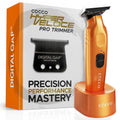 Cocco Hyper Veloce Pro Trimmer, Digital Gap Graphene Blade Edger, High-Torque Brushless BLDC Motor, Cordless, All-Metal Design, Lithium-Ion Battery, Charging Base Included