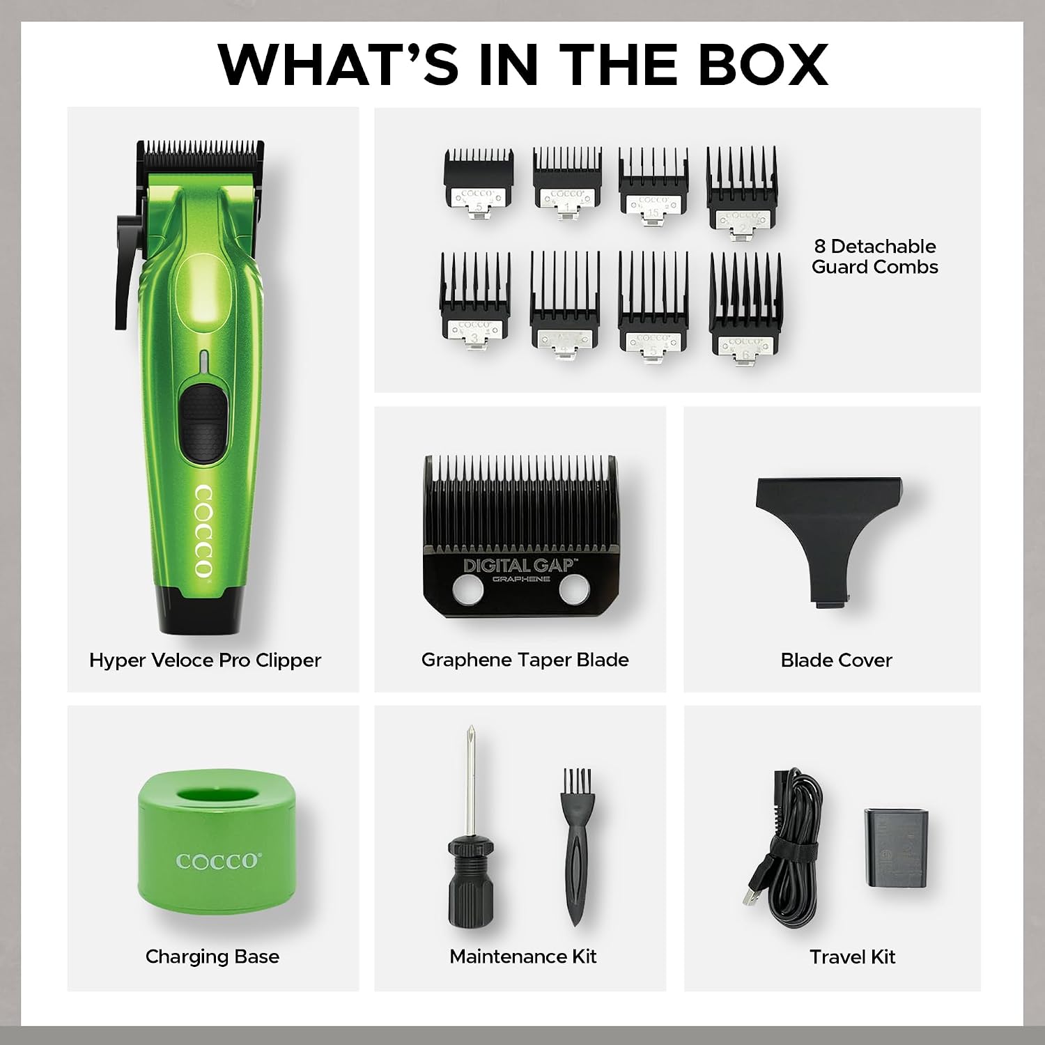 Cocco Professional Hyper Veloce Pro Clipper, Digital Gap Ambassador