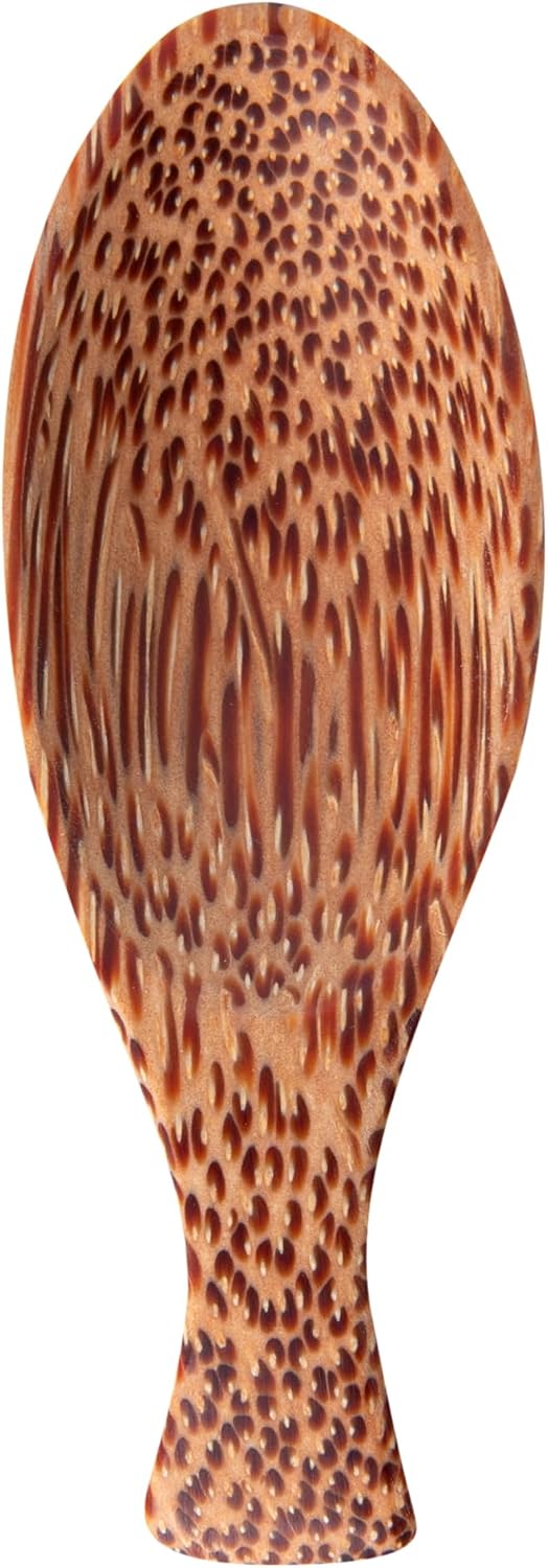 Restaurantware Serving Spoons, 3.5 Inch Pack of 40 Handmade Coconut Spoons for Serving, Wooden Serving Spoon with Lacquered Finish for Appetizers, Desserts, Buffet, Catering