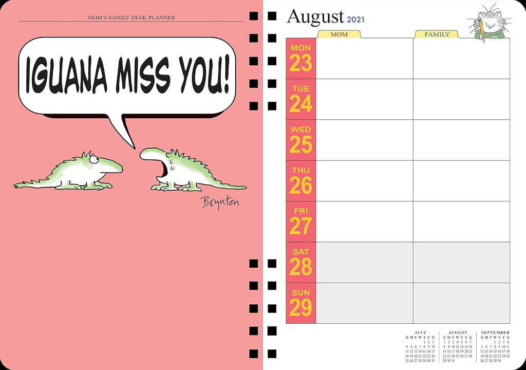 Mom's Family Desk Planner 2022