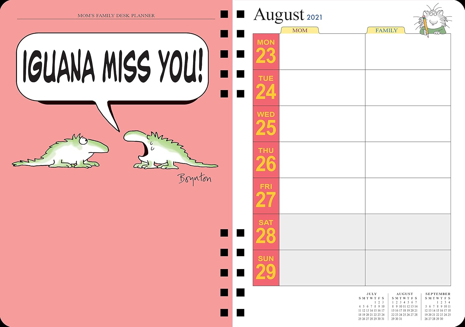 Mom's Family Desk Planner 2022
