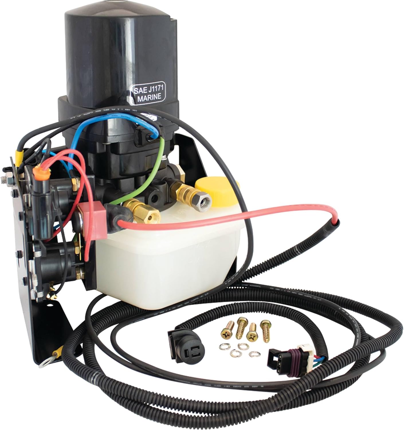 DB Electrical 430-22115 Tilt & Trim Pump Motor w/Resevoir Compatible with/Replacement for Force Mercury Mercruiser 865380A25