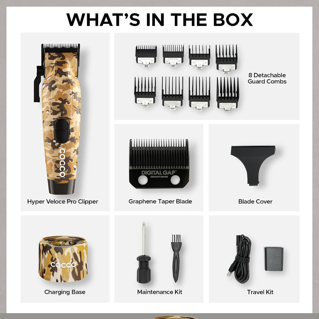 Cocco Professional Hyper Veloce Pro Clipper, Digital Gap Ambassador