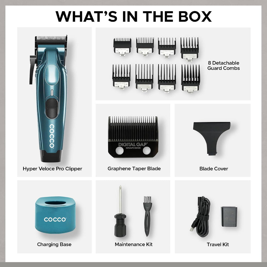 Cocco Professional Hyper Veloce Pro Clipper, Digital Gap Ambassador