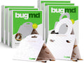 BugMD Clothes Moth Boss Traps (18 Count, White) and Pantry Pest Patrol (18 Count, White) Bundle