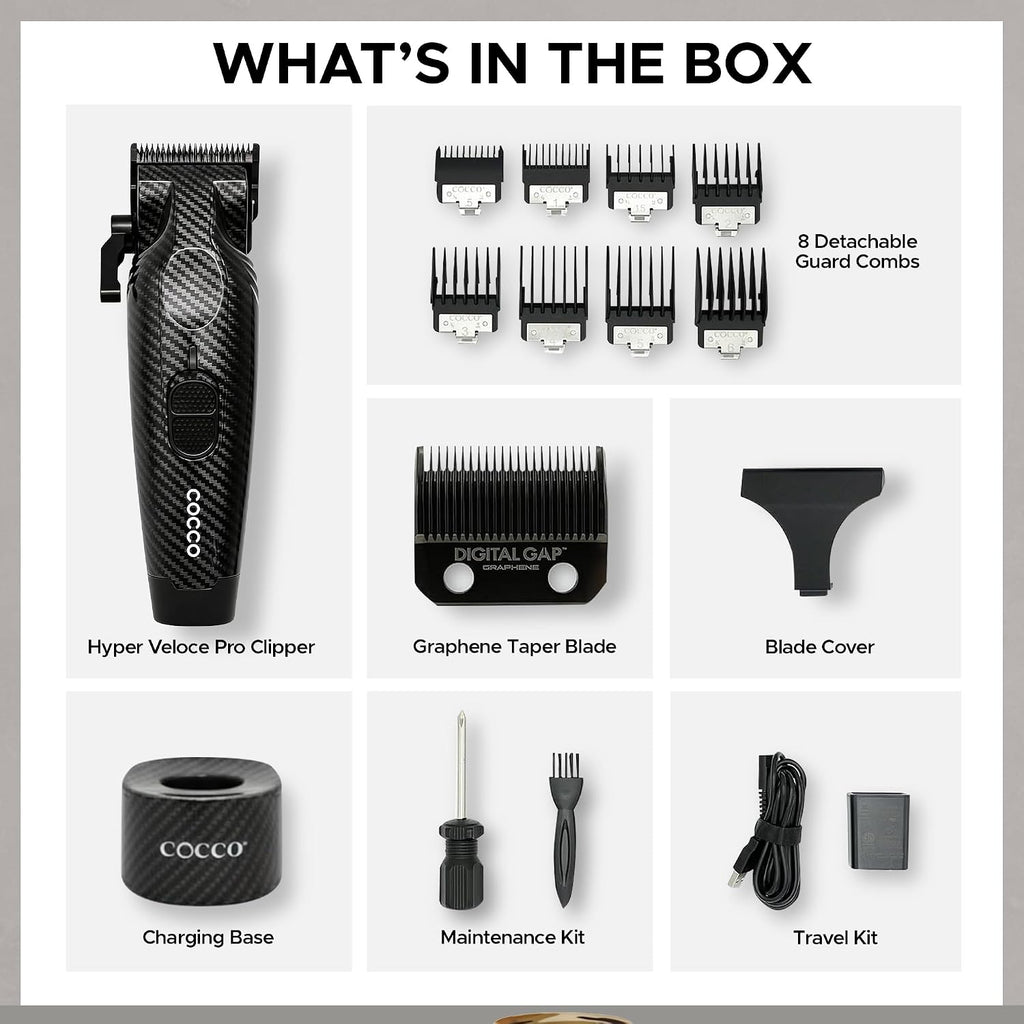 Cocco Professional Hyper Veloce Pro Clipper, Digital Gap Ambassador