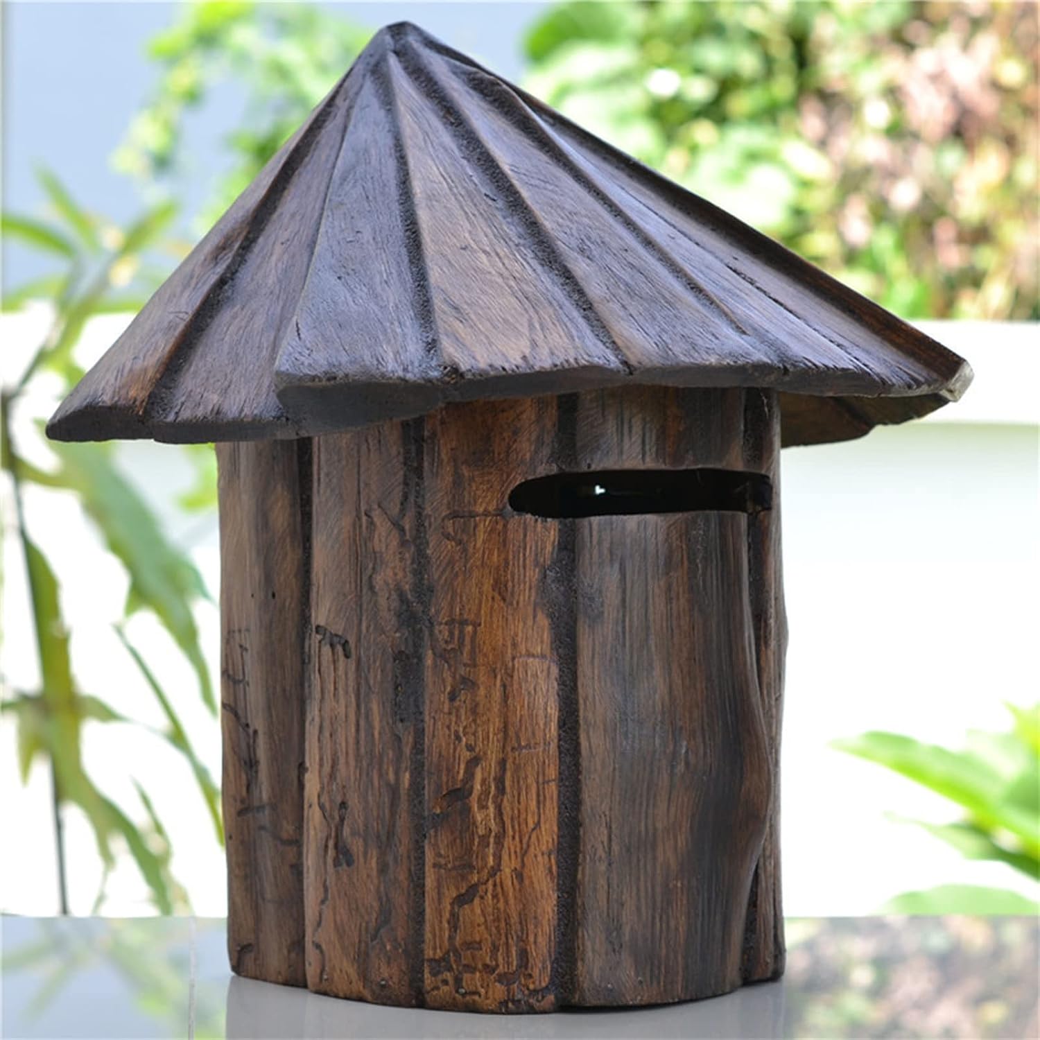 MELPHI Mailboxes for Outside, Retro Mailbox, Wooden Mailbox, Outdoor Decoration, Retro Country Style, Mail Manager for Mail/Newspaper/Post/Letter/Magazine