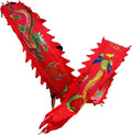 NOLLAM Outdoor 3D Colorful Dragon Poi 8m/10m Chinese Folk Silk-Like Flowy Shaking & Flinging Outdoor Flinging Fitness Dragon Dance Wu Long Ribbon Streamer Wu Long