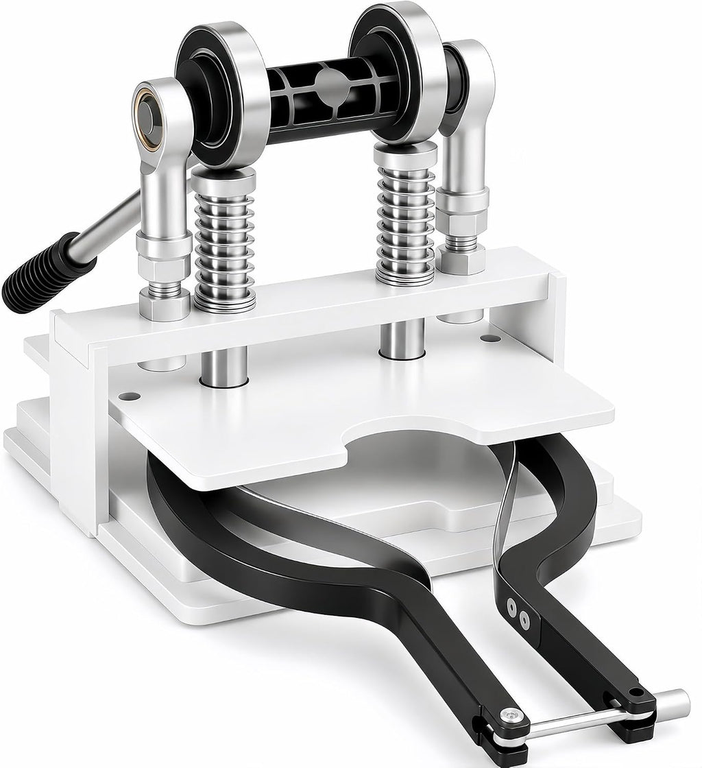 Professional Table Tennis Rubber Cutter | Heavy-Duty Racket Trimming Machine for Round Paddles | Blade-Safe, Factory-Precision with 2 Industrial Tungsten Carbide Blades