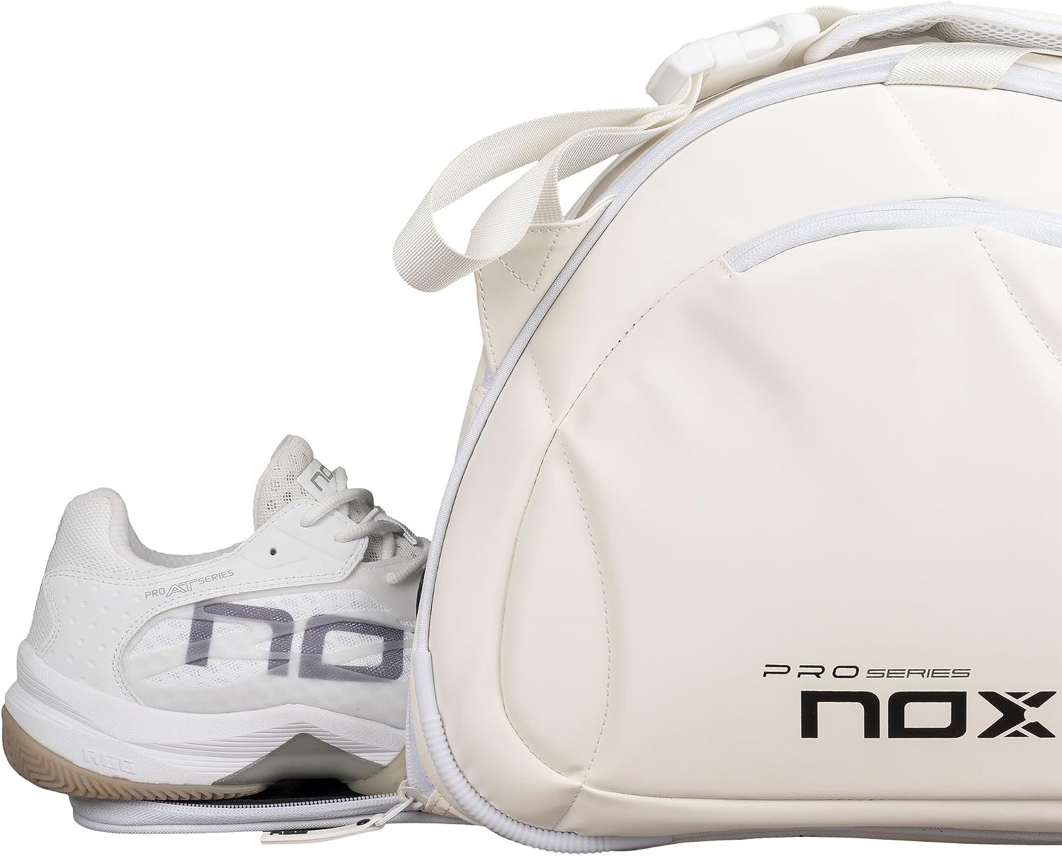 NOX Padel Bag PRO SERIES | Thermal ThermoTech Compartment | Large Capacity for 5 Rackets & Ventilated Shoe Pocket | Ergonomic Design with Backpack Straps | Padel Racket Bag for Men & Women