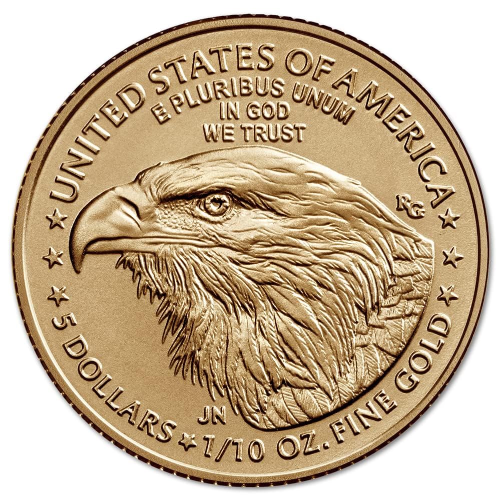 1986 - Present (Random Year) 1/10 oz American Eagle Gold Bullion Coin (Type 1 or Type 2) Brilliant Uncirculated with Original United States Mint Box $5 Seller BU