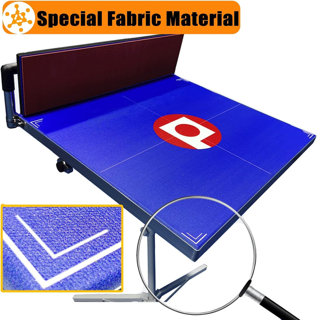 Professional Table Tennis Sparring Training Machine Kit, with Rebound Board & Ping-Pong Table, Folding Ping Pong Self Practice Equipment for Gym Studio Community