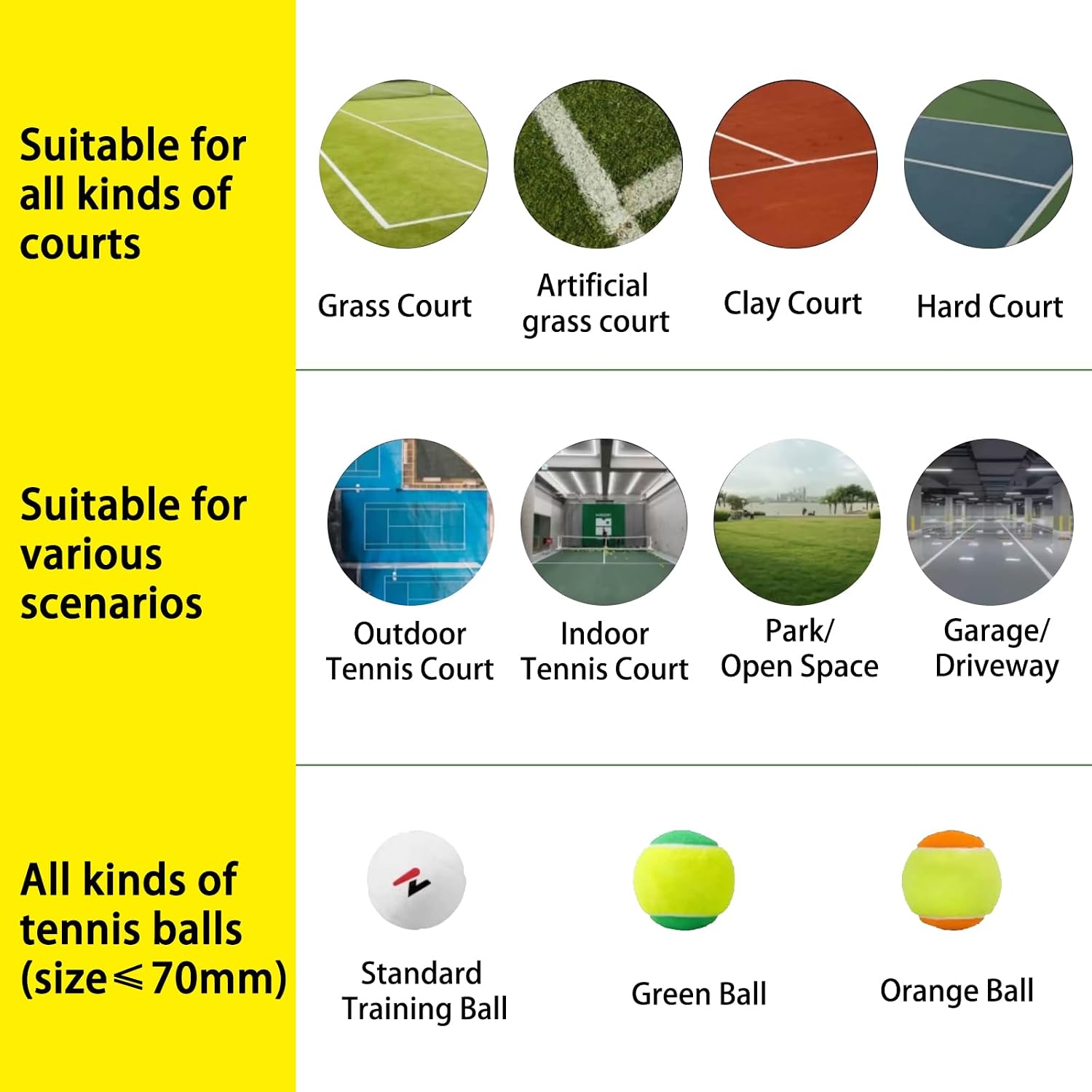 PT-SMART Tennis Ball Machine - Smart App for Apple Watch & Phone Control, Tennis Ball Launcher with 20 Landing Points, 12 Training Modes & 4-6h Battery Life, Tennis Serving Machine