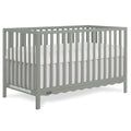Dream On Me Synergy Wave 5-in-1 Convertible Crib, GREENGUARD Gold, Seagrass