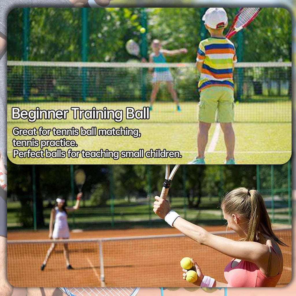 Magicorange Tennis Balls, Advanced Training Tennis Balls Practice Balls, Pet Dog Playing Balls, Come with Mesh Bag for Easy Transport, Good for Beginner Training Ball