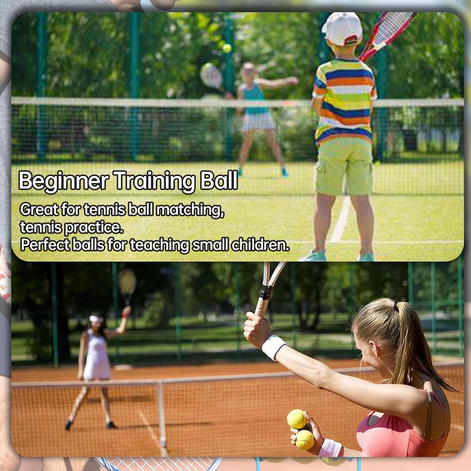 Magicorange Tennis Balls, Advanced Training Tennis Balls Practice Balls, Pet Dog Playing Balls, Come with Mesh Bag for Easy Transport, Good for Beginner Training Ball