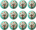 HEAGER Door Stop-Door Wedge Buffer,Round Decorative Door Stop for Door Handle, Silicone Tree Wall Door Stopper Soft, Durable Door Handle Wall Protector Wide Applications(Size:8 pcs) (Size : 12 pcs)