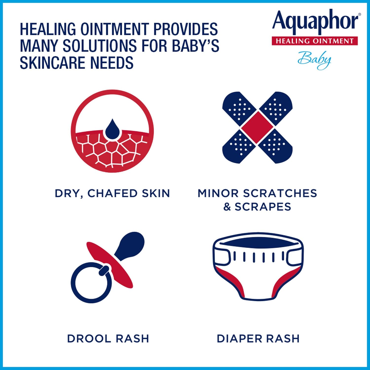 Aquaphor Baby Healing Ointment - Advance Therapy for Diaper Rash, Chapped Cheeks and Minor Scrapes - 14 Ounce Jar (Pack of 12)