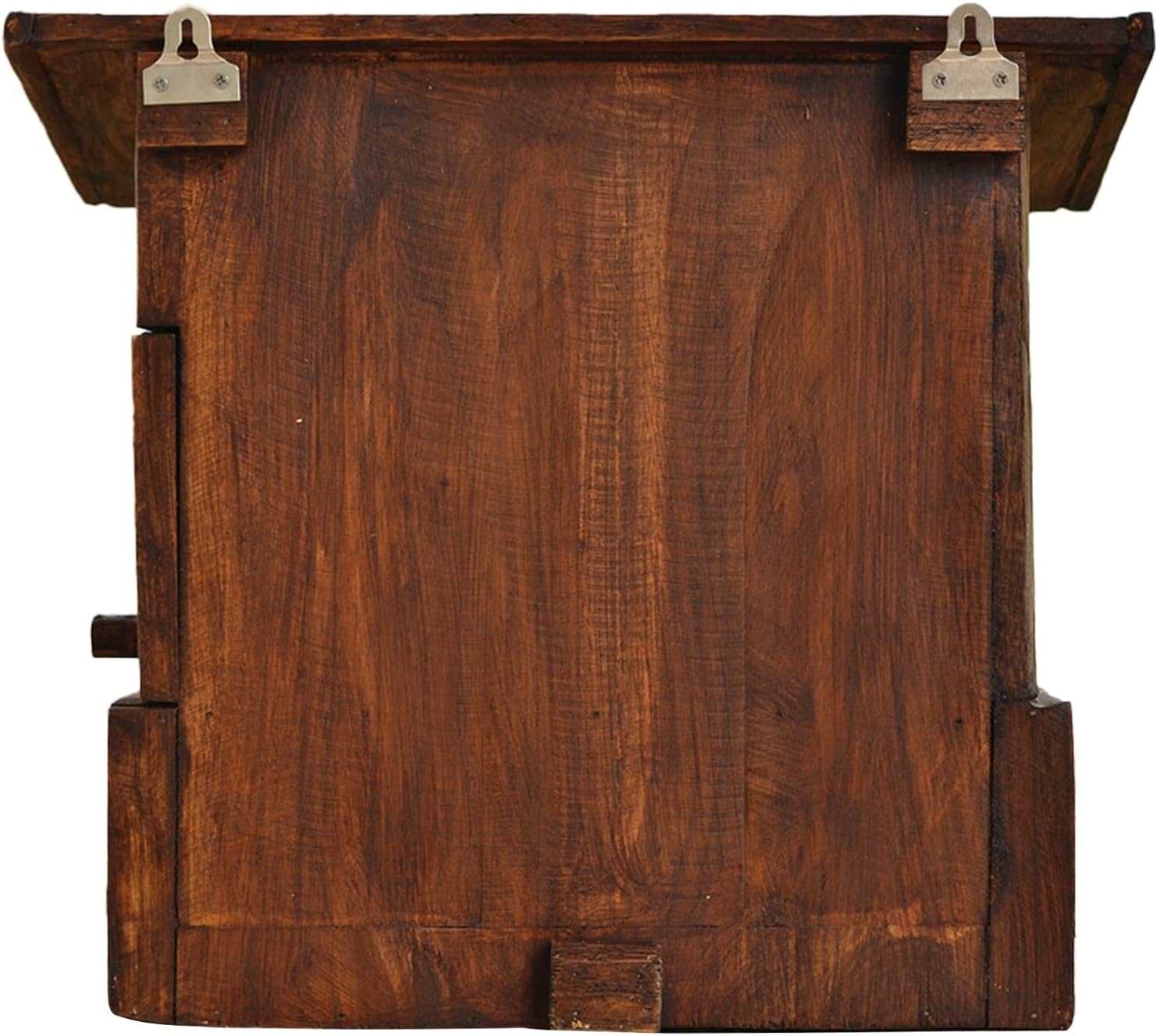 Wooden Wall-Mount Mailboxes, Vintage Cabin Mailbox, Hanging Post Box for Outside, Large Rainproof Suggestion Box Home Decor 15 x 7 x 14 Inch